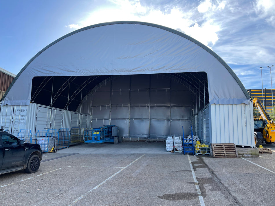 C6040S - 60 x 40 ft Container Shelter