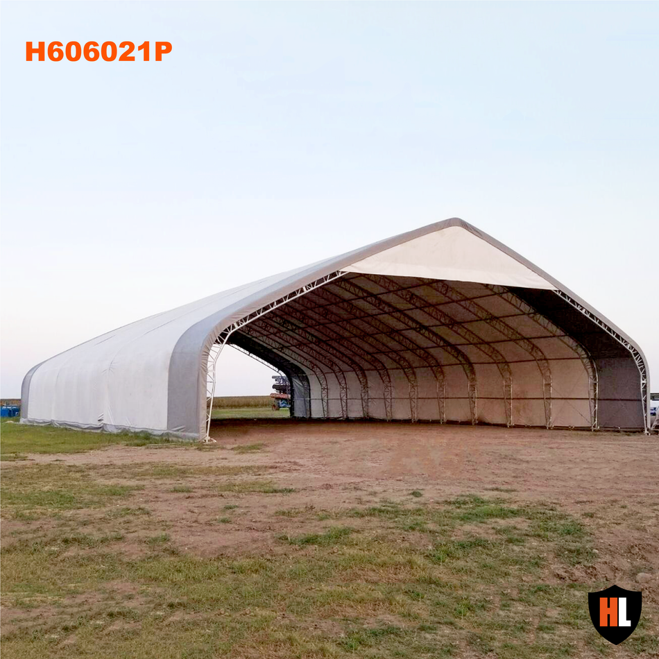 H606021P - Double Trussed Aircraft Hangar
